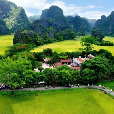 Hanoi - Bai Dinh Pagoda or Hoa Lu - Bich Dong Cycling & Thung Nham Bird Valley Full - Day Nature Exploration