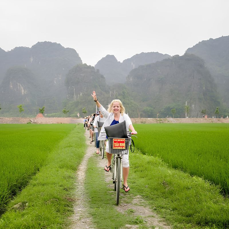Hanoi - Hoa Lu - Tam Coc Day Tour Scenic Boat Trip & Cycling Adventure