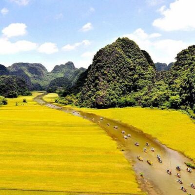 Hanoi – Bai Dinh or Hoa Lu – Trang An – Mua Cave – Tam Coc 2-Day Scenic Exploration