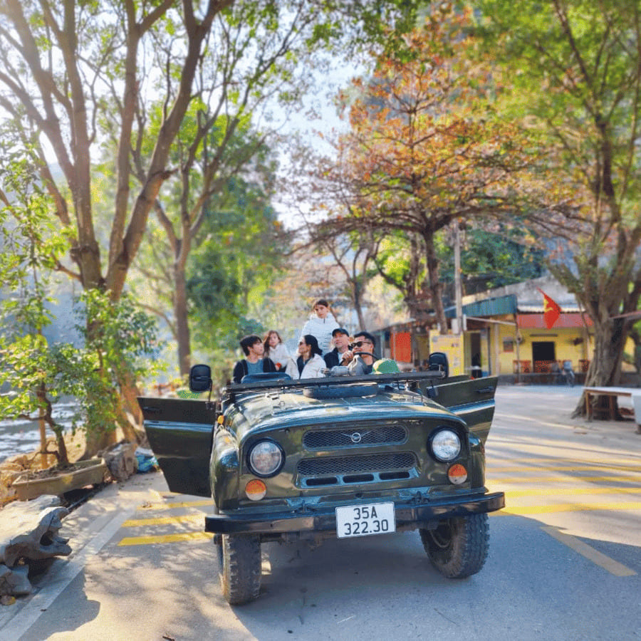 Ninh Binh 1 Day Jeep Adventure - Bai Dinh or Hoa Lu, Countryside Jeep Ride & Mua Cave