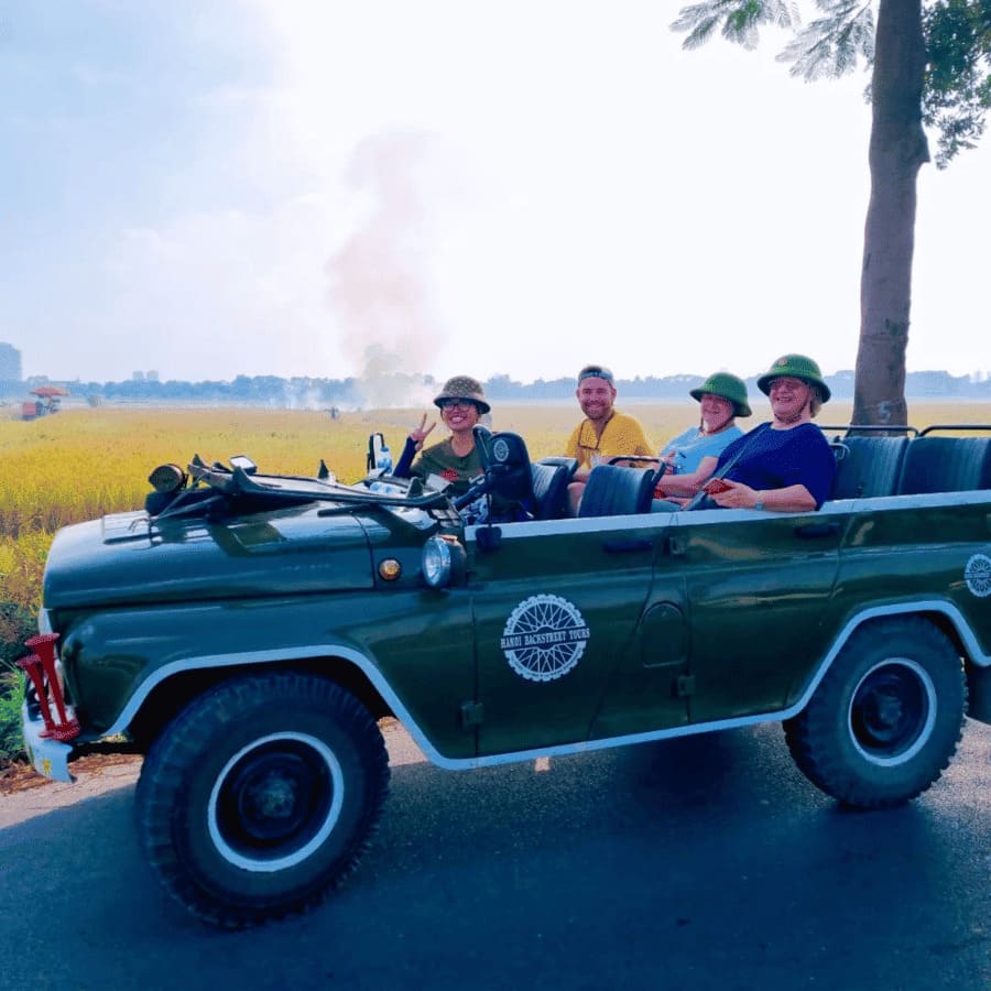 Ninh Binh 1 Day Jeep Adventure - Bai Dinh or Hoa Lu, Countryside Jeep Ride & Mua Cave