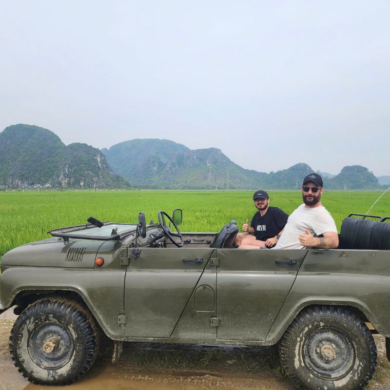 Ninh Binh Jeep Adventure – Trang An or Tam Coc – Mua Cave Full-Day Exploration