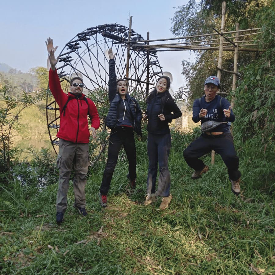Pu Luong 1 Day Trekking Adventure – Hieu Waterfall, Lan Village & Co Lung Duck Farm Experience
