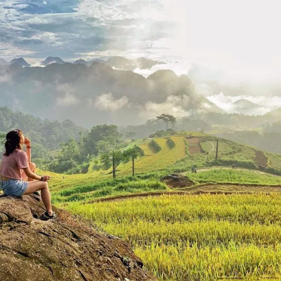 Pu Luong Easy Motorbike 1 Day Tour – Rice Terraces, Waterfall, and Hidden Cave Adventure