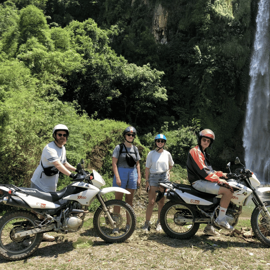Pu Luong Easy Motorbike 1 Day Tour – Rice Terraces, Waterfall, and Hidden Cave Adventure