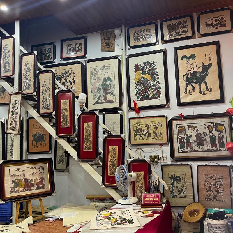 Dong Ho Folk Painting Village & But Thap Pagoda Half Day