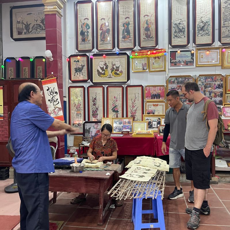 Dong Ho Folk Painting Village & But Thap Pagoda Half Day