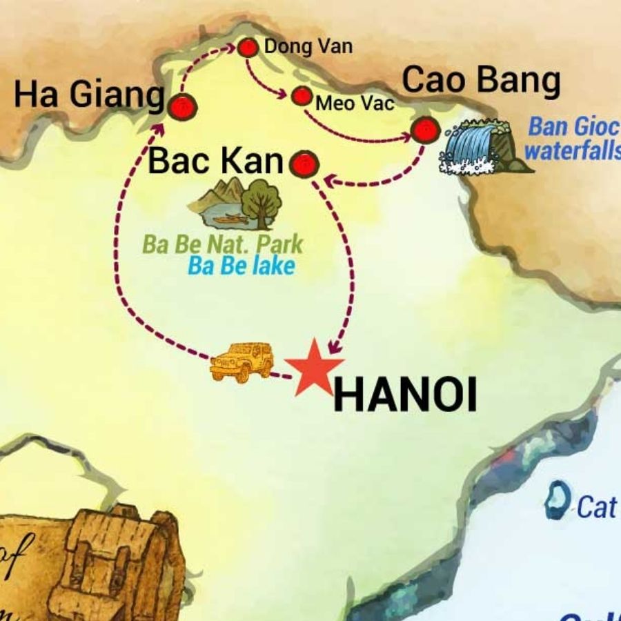 6 Days Remote Northern Vietnam Ha Giang, Cao Bang & Ban Gioc Waterfalls