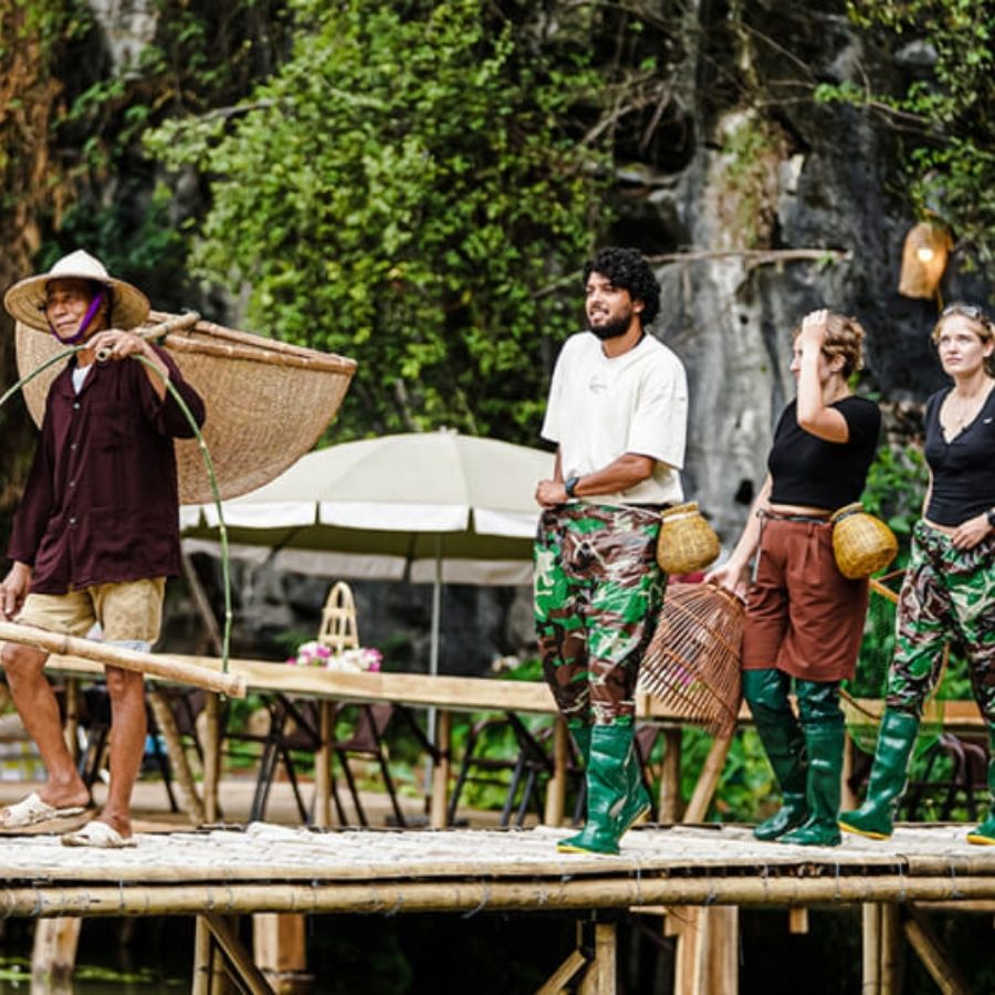 Vietnam Rural Life Experience – Buffalo Bathing, Farming and Local Cooking Tour