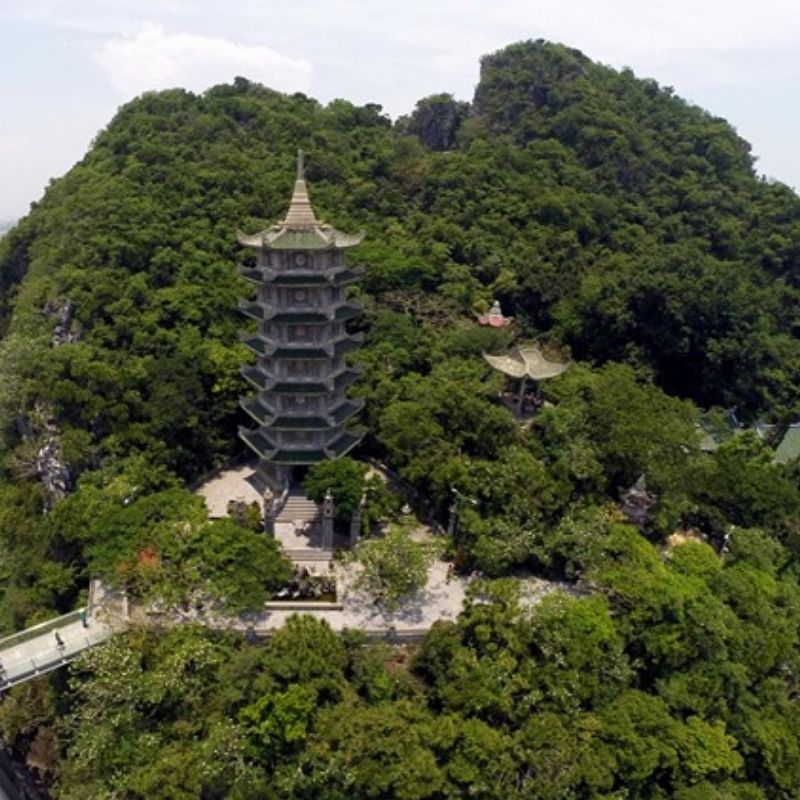 Linh Ung pagoda - Marble Mountain - Coconut village - Hoi an Ancient town from Da Nang Group Tour