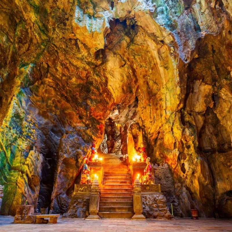 Linh Ung pagoda - Marble Mountain - Coconut village - Hoi an Ancient town from Da Nang Group Tour