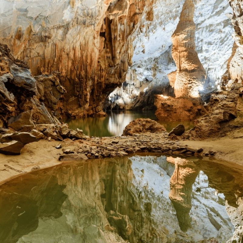 Paradise Cave & Dark Cave Exploration 1-Day Tour from Dong Hoi Phong Nha