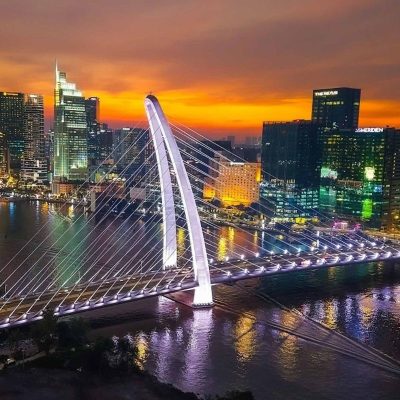 Saigon Night Motorbike Tour – Food Beer and Live Music Experience 4 Hours