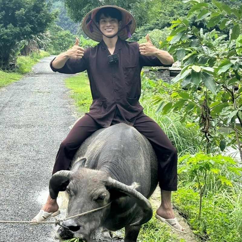 Buffalo Riding Experience in Tam Coc 1.5-Hour Traditional Farming Tour
