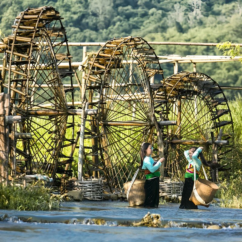 From Hanoi to Mai Chau - Pu Luong - Ninh Binh - Hanoi 3 Day Nature & Cultural Discovery