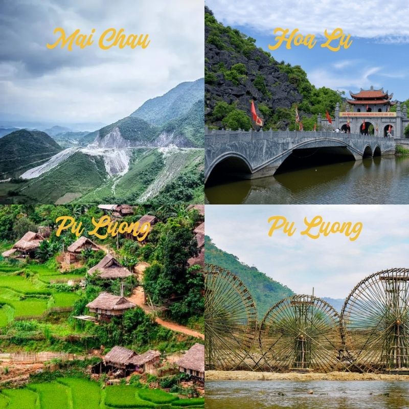 From Hanoi to Mai Chau - Pu Luong - Ninh Binh - Hanoi 3 Day Nature & Cultural Discovery